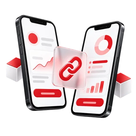 Partner apps linked together