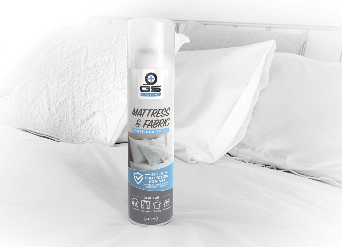 Mattress Sanitiser Packaging Design